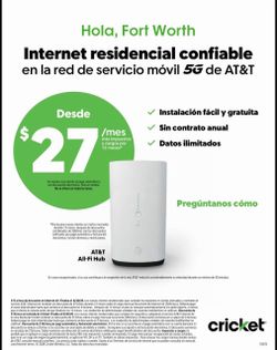 Internet de Casa Por Solo $27