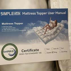 King Size Mattress Topper,5 Inch Memory Foam Mattress Toppers
*2.5" Gel Cooling
