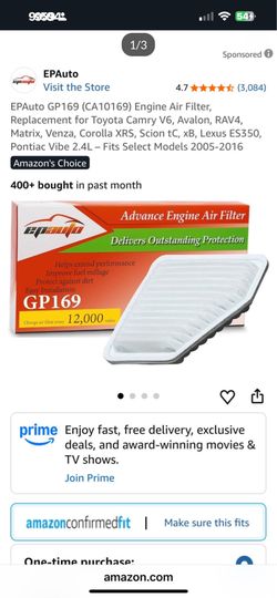 Panel Air Filter, GP169