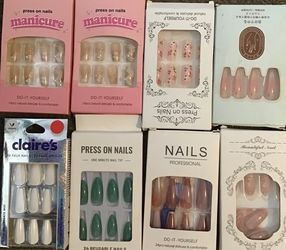 Press on nail lot 8 sets