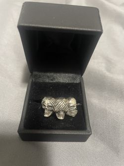 Custom Vintage Skull Ring