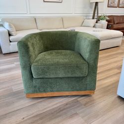 New Green Swivel Accent Chair