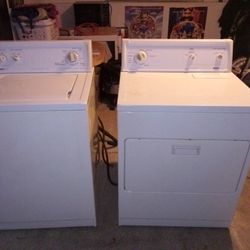 Kenmore White 70/80 Series King Size Capacity Washer/Electric Dryer Match Set 