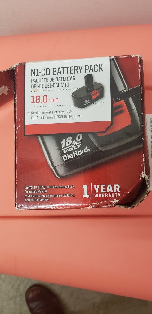 Craftsman Replacement Battery Pack 18.0 Volt