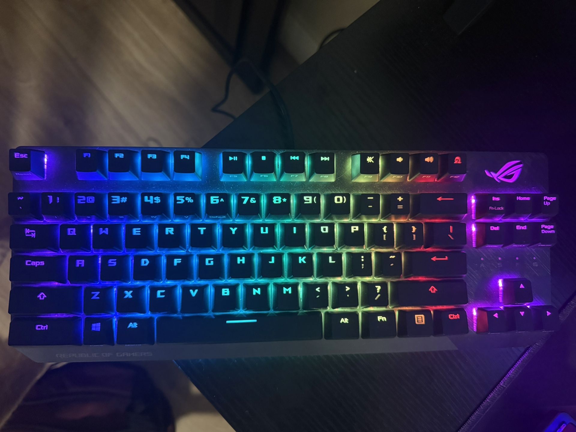 ASUS ROG Strix Scope TKL Gaming Keyboard – RGB, Mechanical, Compact 🔥