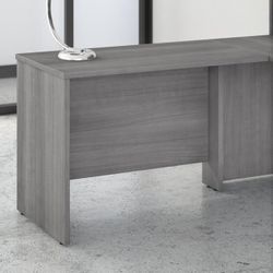 bbf Studio C 42W Desk Return in Platinum Gray - Engineered Wood