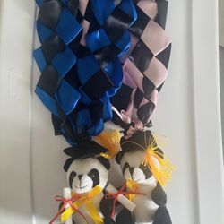Panda Ribbon Graduation Lei 