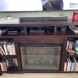 TV Stand/media Center With A Fireplace 