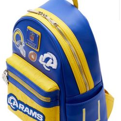 NFL Los Angeles Rams Patches Mini Backpack 