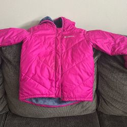 Reversible Columbia Girls Jacket Size 10-12 