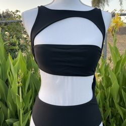 Black One Piece Bikini 