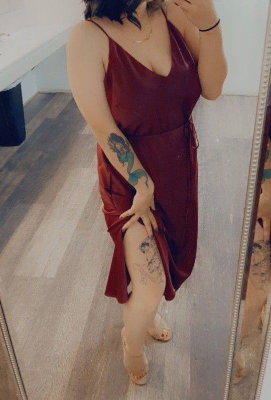 Long Maxi Satin Dress