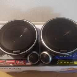 Car speakers : Kenwood 6.5 inch 280 watts COMPONENT SET WITH IN LINE CROSSOVER car speakers Brand new