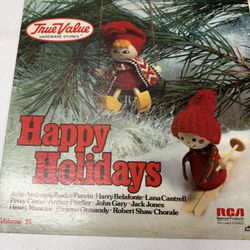 Vintage Christmas Album True Value Hardware Store Happy Holidays #15 RCA Record
