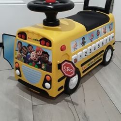 Cocomelon Push Bus For Toddlers 