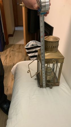 Viking Brass Oil Lantern (Vintage)