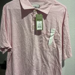 Goodfellas Pink Cotton Polo Shirt