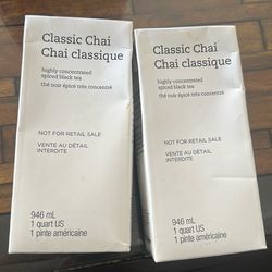 2 boxes of Chai