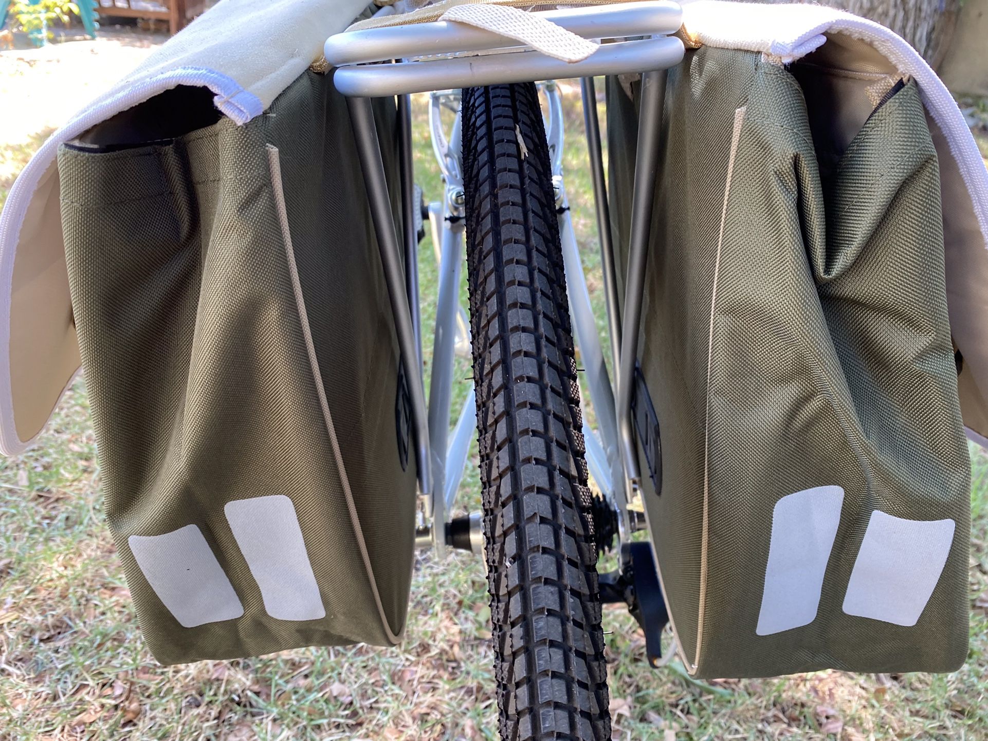 REI Women’s Novara Mia Bicycle, Plus Panniers, Rack, And Lock for Sale