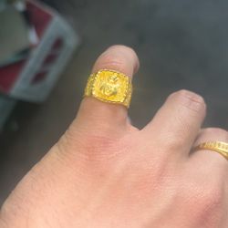 24k Moneybag Ring