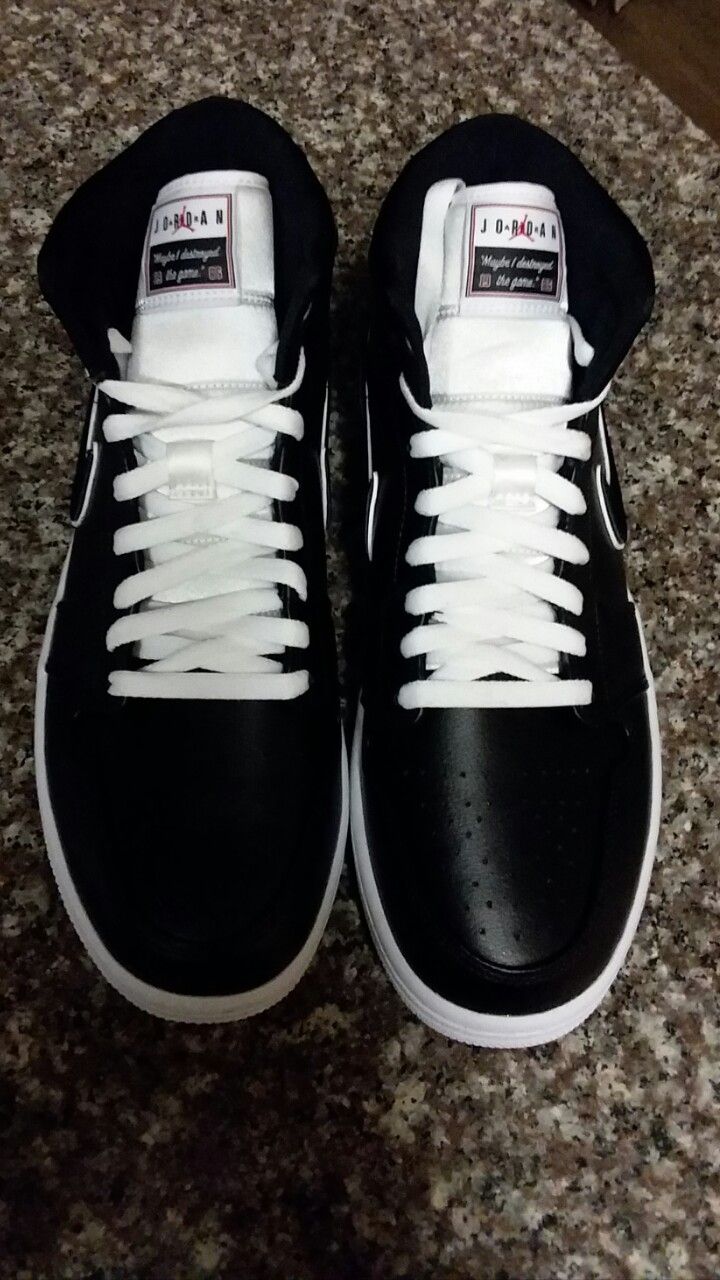 Air Jordan 1 Mid Black White-Brand New-Sizes 10, 10.5