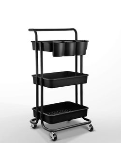 3-Tier Rolling Cart