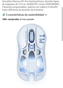Gravastar Mercury M1 Pro Gaming Mouse.