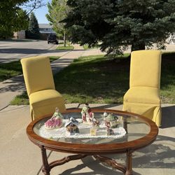 Chairs and Glass Table