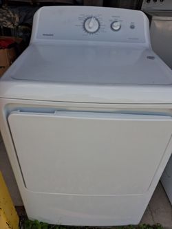 Hotpoint 27 Inch electric clothes Dryer with 6.2 Cu.Ft. Capacity.  MOD. HTX24EASKOWS