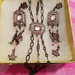 Soft Pink Pastel Complete Jewelry Gift Set