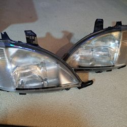 〕 Headlights For 1(contact info removed) Mercedes ML320