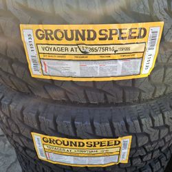 265-75-16 !!! GROUNDSPEED LT A/T !!! $520  LAS 4 LLANTAS MONTADAS Y BALANCEO INCLUIDO 👌 