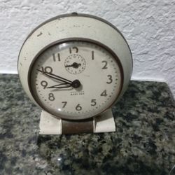 Vintage Westclox Baby Ben Wind-Up Alarm Clock - Antique Art Deco 1940s Mid Century