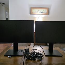 2x ASUS 27" 1440P Eye Care Monitor (PB277Q) - QHD (2560 x 1440), 75Hz, 1ms, HDMI, DVI, VGA
