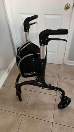 Planetwalk Premium 3-Wheel Rollator Walker