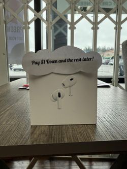 Apple Airpods Pro 2 Wireless Earbuds New - Pay $1 To Take It Home Today and pay the rest later.
