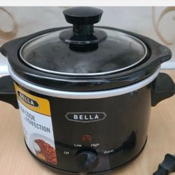 1.5 QT BELLA Small Slow Cooker To PERFECTION