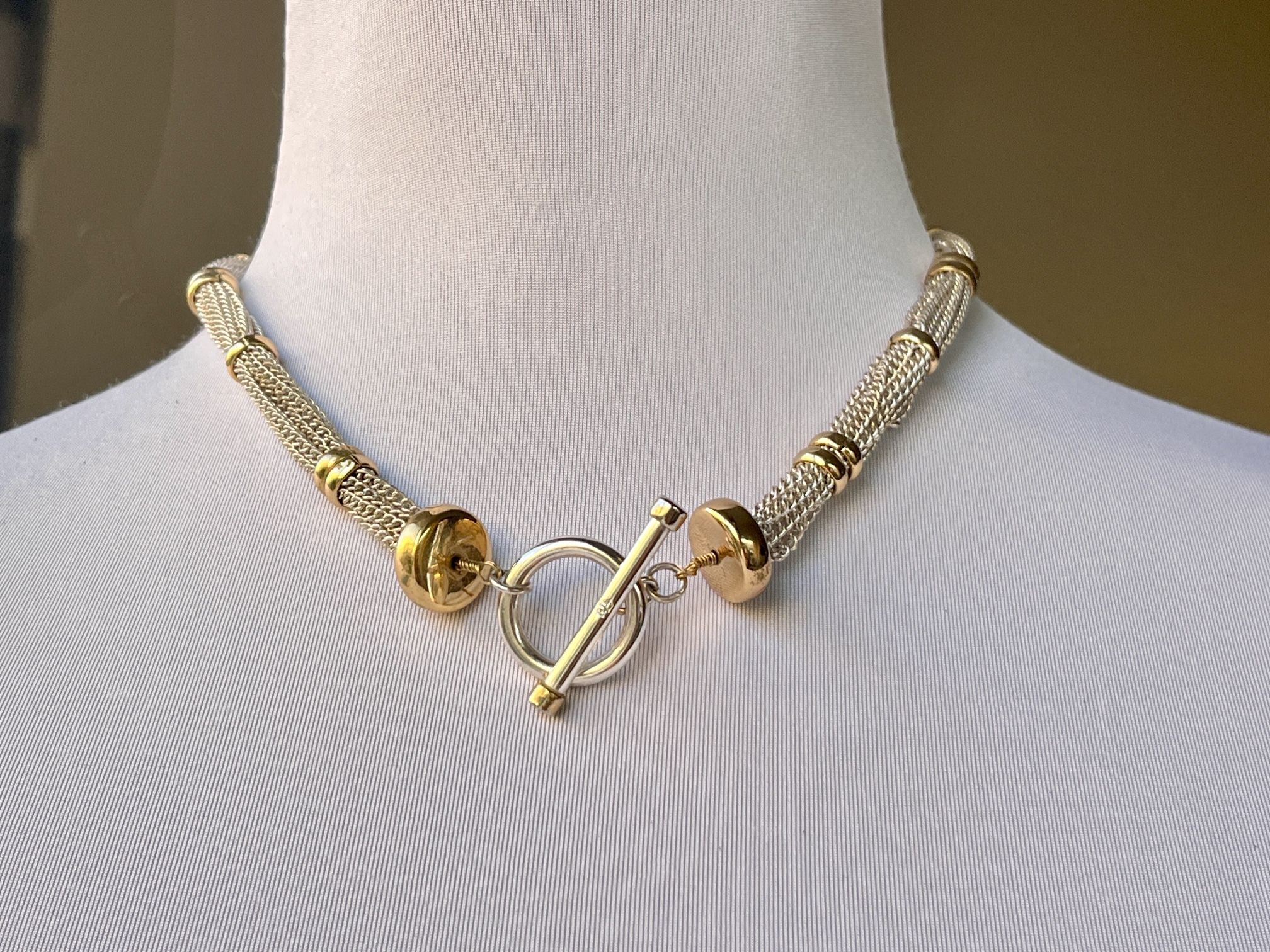 Lauren Ralph Lauren Ringed Collar Necklace Toggle