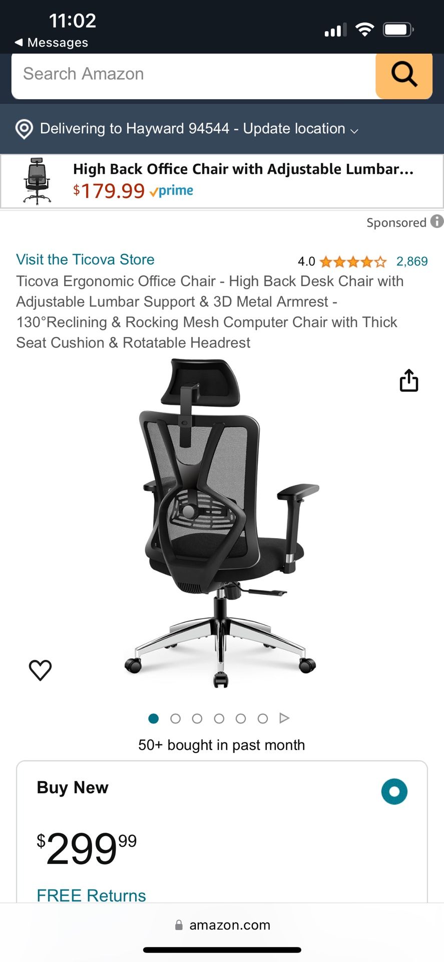 Ticova Ergonomic Chair