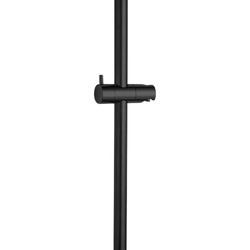 Misounda Shower Slide bar Adjustable Shower Head Holder 24 inch for Bathroom Black