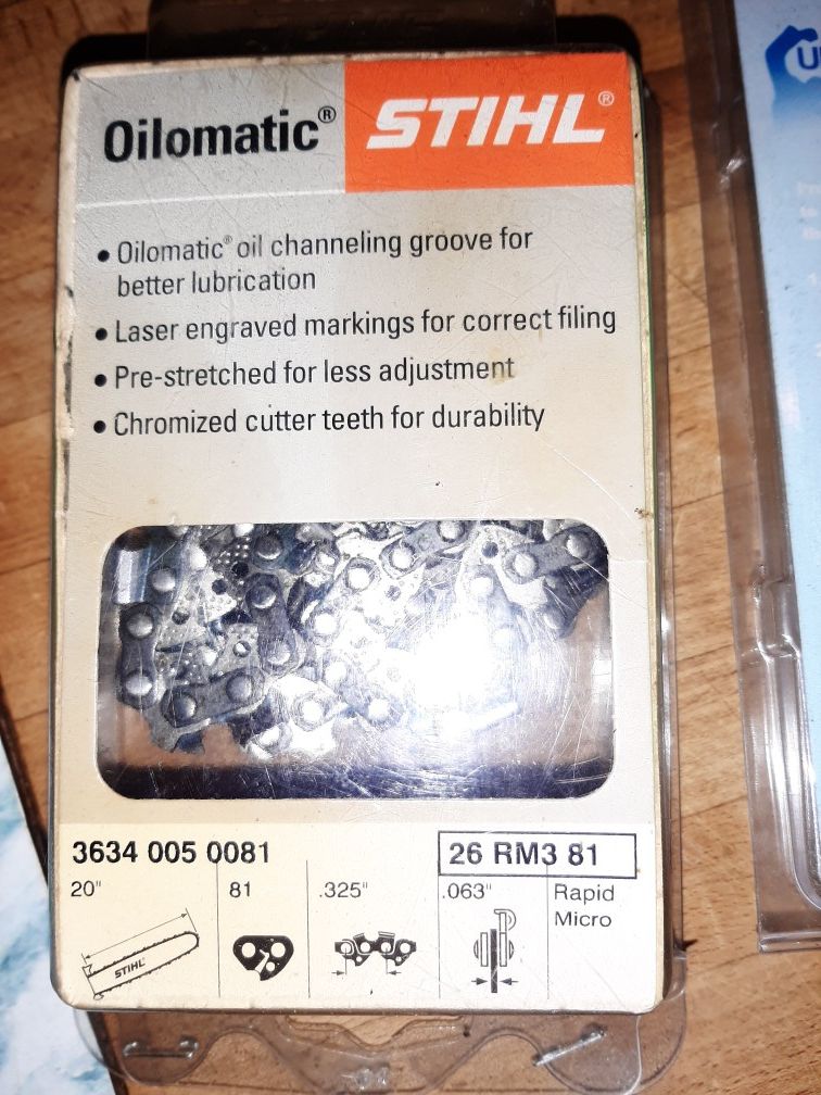 20 "Chainsaw chains