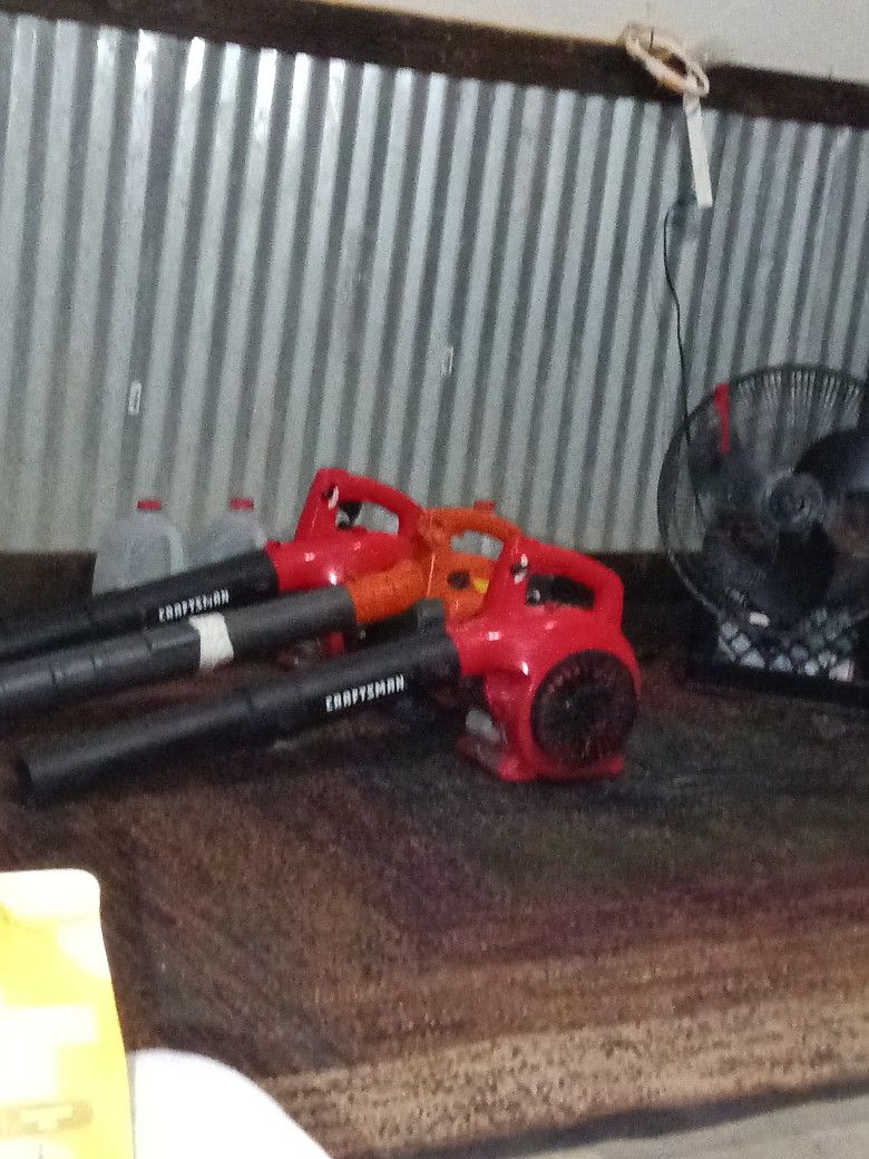 Free Brower For $150 One Needs The Lead Plastic From The Carburetor The Orange One Is Good The Other Red One Needs Just The Screen And It's Gas Plugs