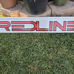 Redline bmx Aluminum street sign  Reflective