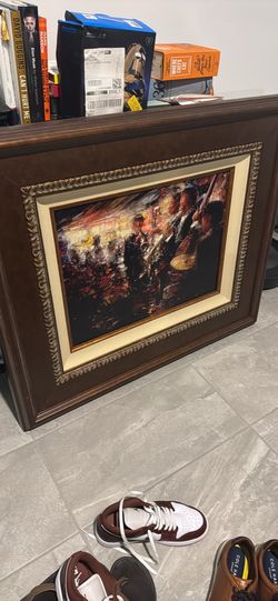 Stephen Charles Shortridge “Jazz Club” Limited Edition Framed Art
