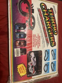 Turbo Chargers Sportcar Racing Set," a battery-operated toy racetrac