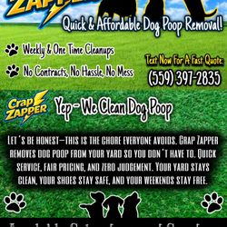 Crap Zapper Dog Poop Removal Service 