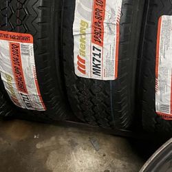 4 Brand New Tires 185R14C MK Tires