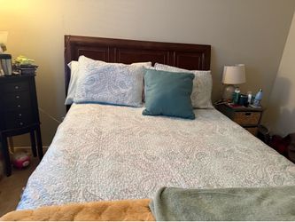 Wooden  queen bed frame