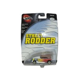2002 Hot Wheels 100% Street Rodder Series 4/4 PHAETON White w/Real Riders 5 Sp
