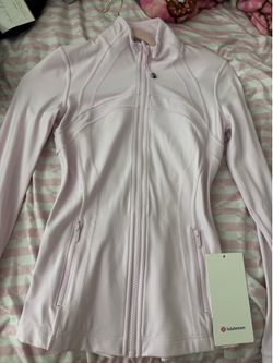 brand new pink lululemon define jacket size 2 with tag